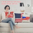 thumbnail image 5 of 250Th Anniversary Usa 4Th Of July Red, White Blue 18 In Independence Day Pillow Memorial Day Patriotic Pillowcase Decoration Independence Day Decorative Pillow, 5 of 8