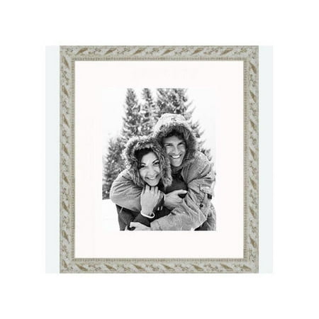 Frames By Mail 8'' x 10'' Frame in Antiqued White