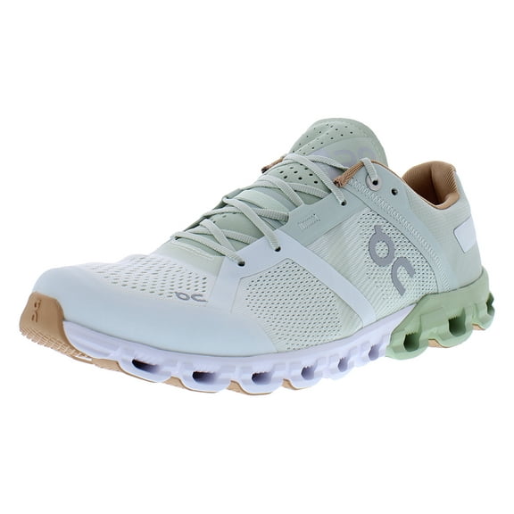 ON Cloudflow Womens Shoes Size 9.5, Color: Aloe/White