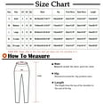 thumbnail image 3 of UTSJKR Women's 2 PC Casual Capri Pants 3/4 Length Drawstring Elastic Waist with Pockets Solid Color Loose Fit Cropped Pants Multicolor XXL, 3 of 9