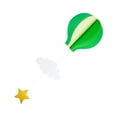 thumbnail image 1 of Guardoinrt 4pack/lot Add Whimsical Charm To Event With 3D Paper Hot Air Balloons Beautiful Decorations Easy type 2, 1 of 6