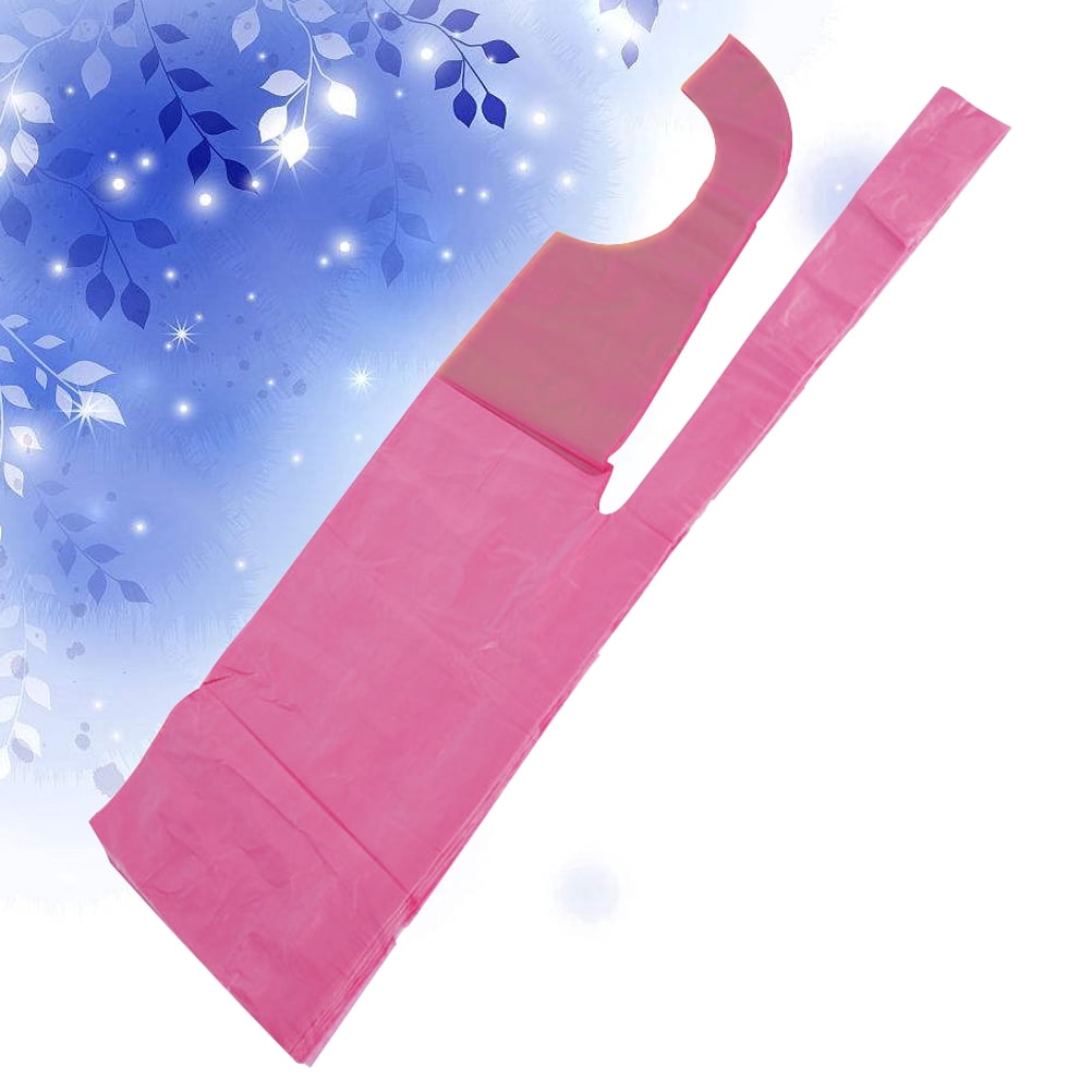 UPKOCH 100pcs Waterproof Apron Dishwashing Oil Proof PE for Adults Cooking Supplies