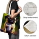 thumbnail image 3 of Pug Bolso de tela con estampado de lienzo para mujer, bolsa de compras reutilizable y estética, con cremallera interior, regalo para mujer,40*40cm., 3 of 6