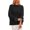 Black, variant on Vedolay Long Sweaters for Women Fashion Fall Sweaters Ruffle Neck Knit Pullover Cute Tops,Beige M