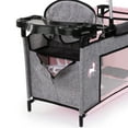 thumbnail image 4 of Bayer Design Dolls: Multi-Bed - Grey, Pink, Fairy - Playpen Accessory For Dolls Up To 18", Built-In Highchair & Mobile, Pillow & Blanket, Kids Age 3+, 4 of 8