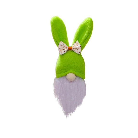 JeashCHAT Easter Gnomes Decorations,Plush Easter Bunny Handmade Swedish Elf Stuffed Doll Rabbit Gifts Cute Easter Faceless Dwarf Bunny Household Ornaments, Home Decor