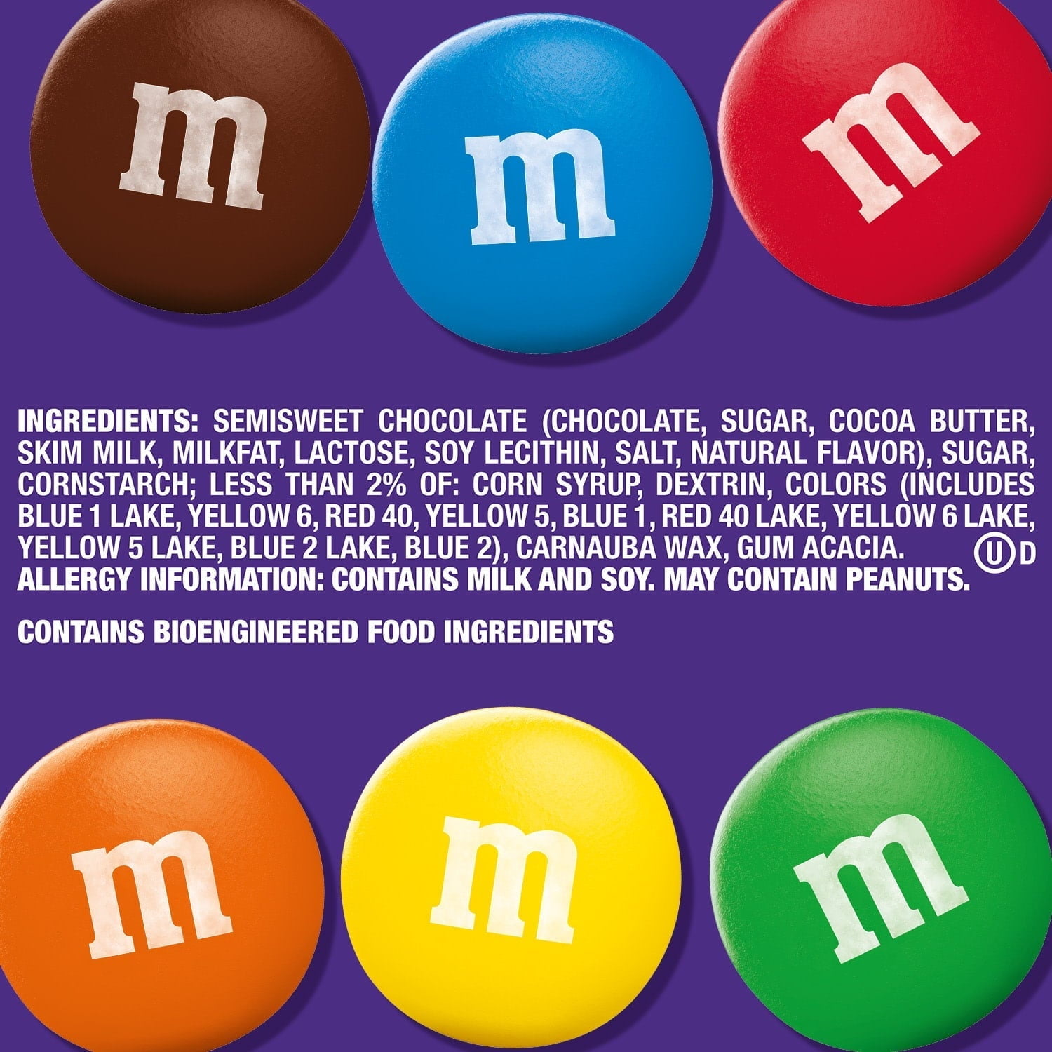 M&MS Dark Chocolate Candies Pouch, Chocolate In Crunchy Candy 9.4oz (4 Pack)