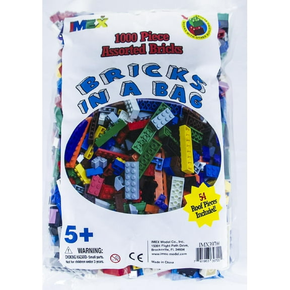 1000 PIECE ASSORTED COMPATIBLE BUILDING Bricks