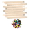 thumbnail image 4 of 8 piezas de para bordado, suministros de para bordado, pintura al óleo multiusos, pósteres, bastidor de madera resistente para lienzo., 4 of 7