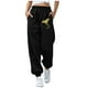 thumbnail image 1 of Gibobby pantalones cargo mujer Pantalones de chándal para mujer Cordón elástico Cintura alta Estampado de mariposas hermosas Pantalones de salón de entrenamiento de invierno súper suaves（Dorado， XXXL), 1 of 5