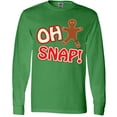 thumbnail image 3 of Inktastic Oh Snapbroken Gingerbread Long Sleeve T-Shirt, 3 of 5