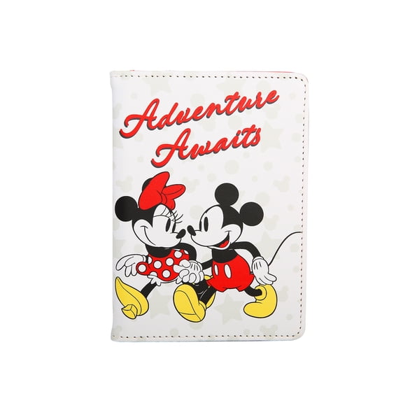 Disney Mickey & Minnie Mouse Passport Holder Travel Accessories - Officially Licensed