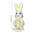 thumbnail image 2 of JVBTVB Pastel Easter Bunny Decorations, Colorful Foam Bunny with Flowers for Easter Table Centerpiece, Home Office Spring Decor, Easter Party Favors, Gifts for Kids & Adults, 2 of 8