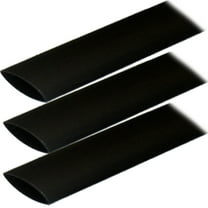 Ancor 307103 Marine Grade Adhesive Lined Heat Shrink Tubing 1" x 3" 3 Pack Black