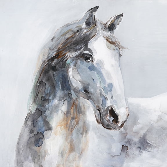 Water color art " Majestic Horse " painting prints Canvas wall Art for living room, bedroom, bathroom