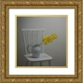 thumbnail image 1 of Perfoncio, Margareth 12x12 Gold Ornate Wood Framed with Double Matting Museum Art Print Titled - Simplicity of life, 1 of 4