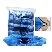 Global Care Market Disposable Protective Boot & Shoe Covers for dispensers, 100 Count, Blue, L