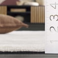 thumbnail image 4 of SAFAVIEH Soho Louella Solid Area Rug, Ivory, 6' x 6' Round, 4 of 10