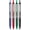 Black/Blue/Red/Green, variant on Precise V5 RT Retractable Rolling Ball Pens, Extra Fine Point (.5mm), Assorted Colors Black/Blue Ink, 3-pk; Premium Comfort Grip, Bundle with Plastic Reusable Pouch