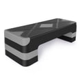 thumbnail image 1 of Adjustable Workout Aerobic Exercise Step Platform, 27-Inch Fitness Step Platform with 4 Stackable Risers, Non-Slip Surface Bench for Home Gym Cardio(Grey), 1 of 7