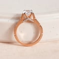 thumbnail image 6 of IGI Certified 4 Carat Round Shape Lab Grown Diamond Engagement Ring | 14K Rose Gold | Delphie Channel Set Diamond Ring | FG-VS1-VS2 Quality Friendly Diamonds, 6 of 8