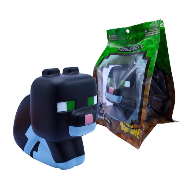 SquishMe Minecraft Mega Series 2 Tuxedo Cat con licencia oficial