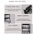 thumbnail image 6 of Alukang Heavy Duty Triple Bunk Bed for Bed Room, Full/Full XL over Full/Full XL over Queen Metal Bunkbeds with Ladder, Family-Friendly for All Ages, Bedroom, No Box Spring Needed, Easy Assembly, 6 of 9