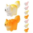 thumbnail image 5 of WEUVEB Craftsmanship Fox Statuettes, Assorted Colors, Perfect for Home Decor, 9Pcs, 5 of 8