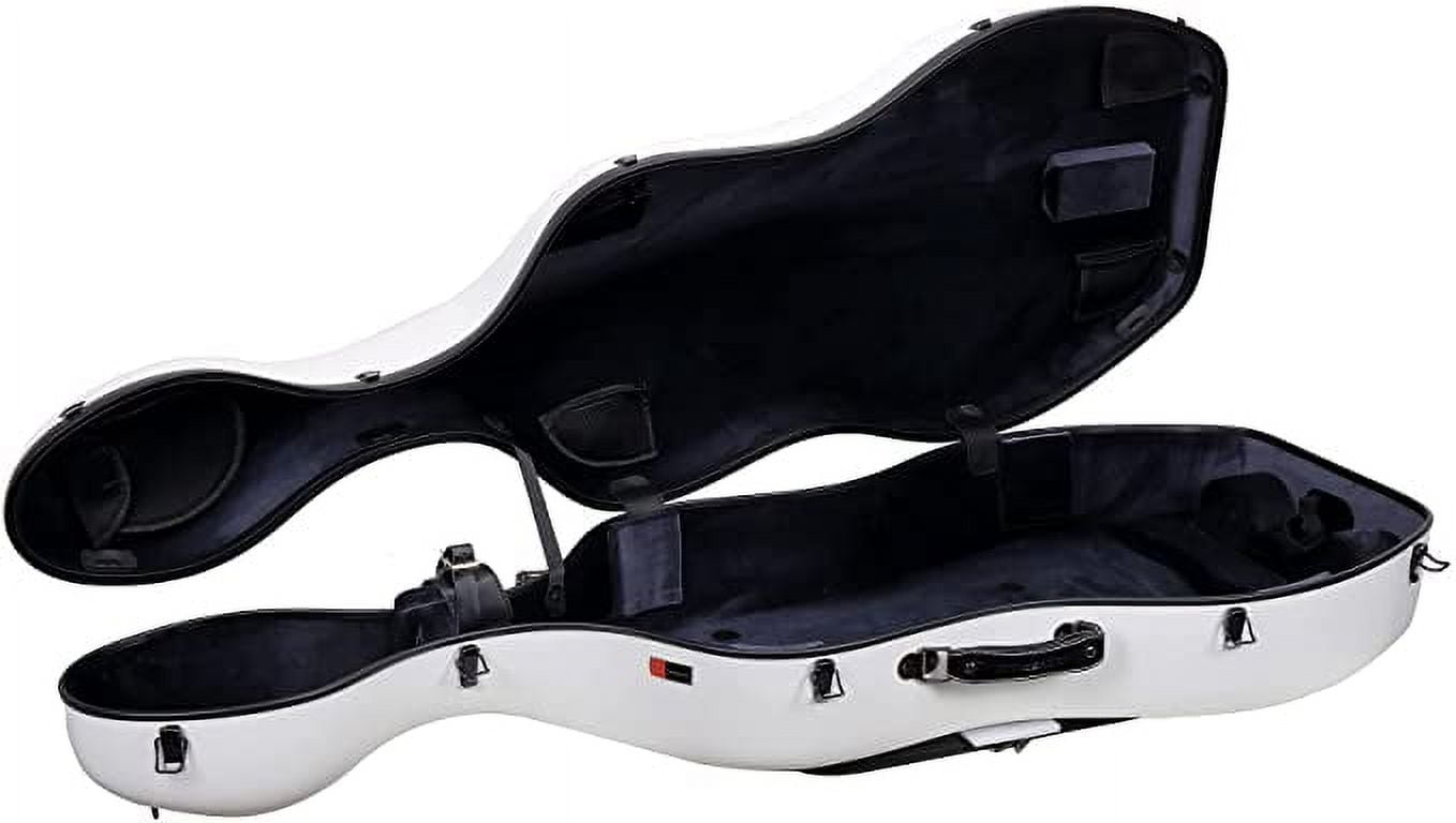 Crossrock 4/4 Cello Case,Carbon Fiber Composite with Wheels and Backpack