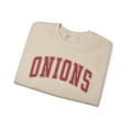 thumbnail image 3 of Onion Sweatshirt Gifts Crew Neck Shirt Long Sleeve Unisex, 3 of 7