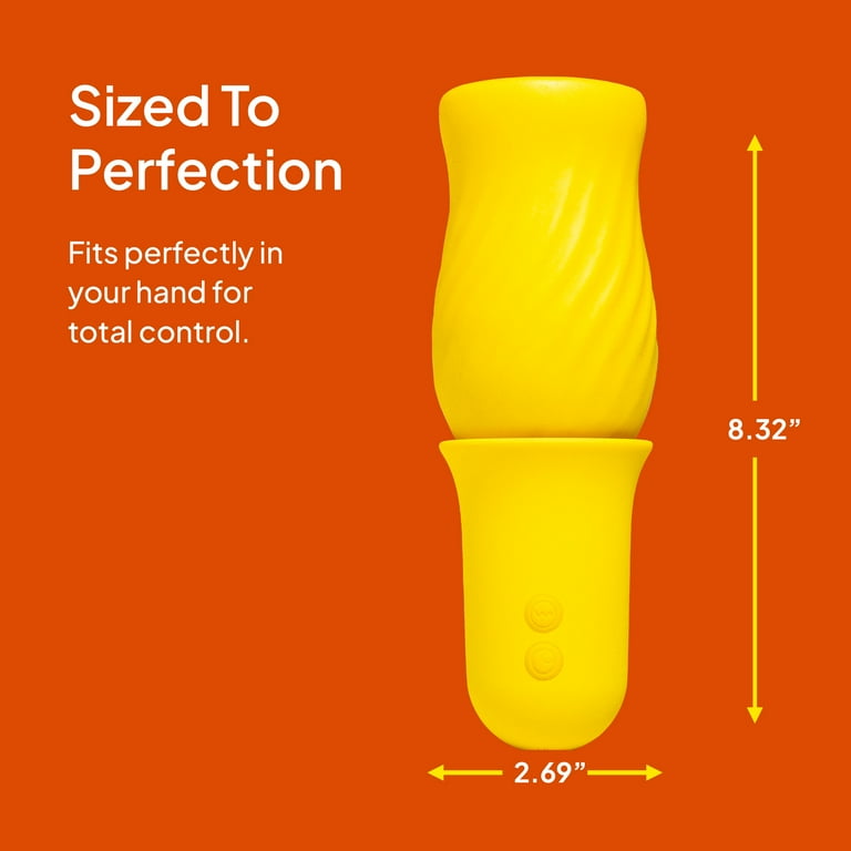 smile rechargeable warming blow job male masturbator The Male Rose Oral Sex Stroker main image 1
