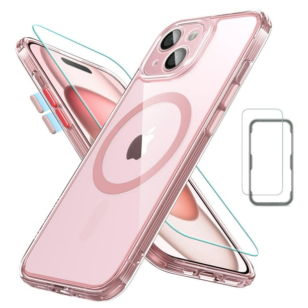 Set de fundas ESR para iPhone 15 translúcidas mate con protector de pantalla