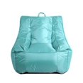 thumbnail image 5 of Urban Shop Supportive Polyester Canvas Bean Bag with Pocket, Aqua, 5 of 5