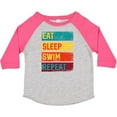 thumbnail image 3 of Inktastic Swimming Eat Sleep Swim Repeat Boys or Girls Toddler T-Shirt, 3 of 5