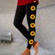 thumbnail image 1 of MKLEKYY Vestido deportivo para mujer, mallas estampadas para mujer, mallas deportivas de control para yoga, mallas de cintura alta para mujer 2742, 1 of 4