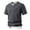 A_ Dark Gray, variant on YLSDY Men's Mock Turtleneck T Shirt Short Sleeve Slim Fit Basic Casual Undershirt Solid Color Pullover Tee White XXL