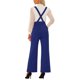 thumbnail image 3 of INSPIRAR CHIC Mono de Día de la Madre para Mujeres con Tirantes Ajustables y Pierna Ancha, Mono con Tirantes, Talla M Azul, 3 of 6