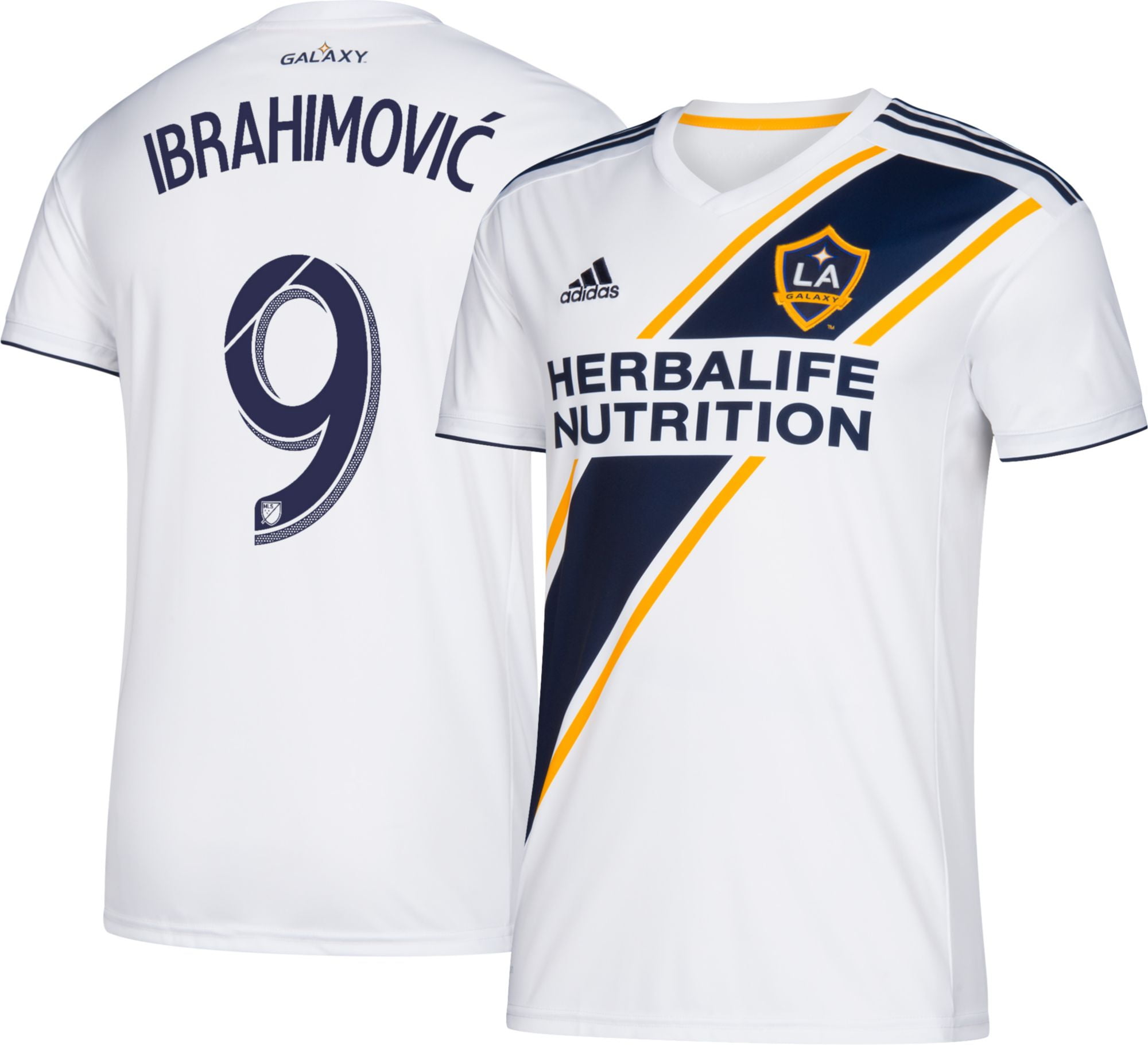 adidas Men's Los Angeles Galaxy Zlatan Ibrahimovic #9 Primary Replica Jersey - Walmart.com