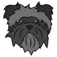 thumbnail image 2 of Affenpinscher Decal | Indoor/Outdoor | Dog Lover Super Cute Sticker for SUV Windows, Dorm Rooms, Bedroom, Offices | SignMission personalized gift | 18", 2 of 2