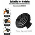 thumbnail image 2 of Spool Caps for Auto Feed Trimmer, Protects Trimmer Fixed Spool Line from Weeds, High Performance Caps for Weed Eaters (Pack of 4), 2 of 5