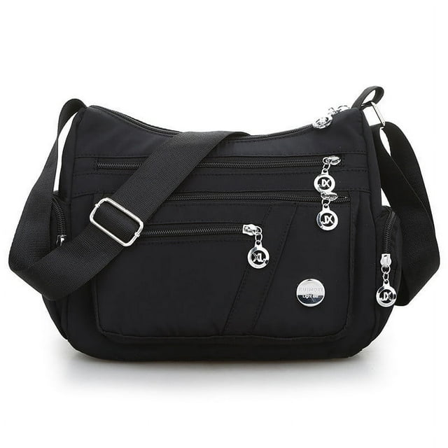 Waterproof Crossbody Bag,Adult Multi Pockets Crossbody Bag Waterproof Nylon Shoulder