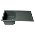 thumbnail image 6 of ALFI brand AB1620DI-T Titanium 34" Single Bowl Granite Composite Kitchen Sink with Drainboard, 6 of 11