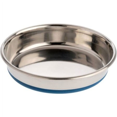 UPC: 0780824043017 | Our Pet Premium Rubber-Bonded Stainless Steel Cat Dish  12 oz.