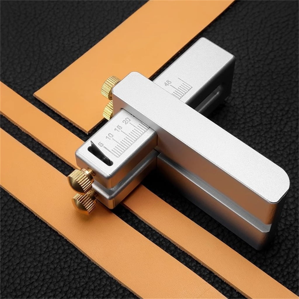 Adjustable Leather Belt Cutting Machine High Strengths Aluminum Alloy Portable Size Ergonomic Handle for Crafting