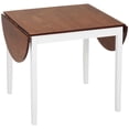 thumbnail image 1 of CoSoTower Solid Wood Kitchen Table, Drop Leaf Tables for Small Spaces, Folding Dining Table, Brown, 1 of 7