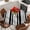Grey Black, variant on Black Grey Stripe Round Tablecloth, Fitted Table Cover with Elastic for 45"-54" Round Tables, Farmhouse Minimalist Striped Table Cloth Outdoor Indoor Dinning Party Waterproof Tablecloths