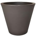 thumbnail image 1 of Tusco TUSCR13ES 13 in. Cosmopolitan Round Planter - Espresso, 1 of 1