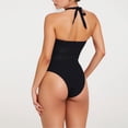thumbnail image 5 of HUAXUN Cute One Piece Swimsuit for Women Cutout High Waisted Bathing Suit Tankini Swimsuits for Women with Adjustable Spaghetti Straps Vintage Swimsuit for Women, 5 of 7