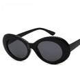 thumbnail image 5 of Gafas de sol de moda de estilo coreano, gafas de sol redondas retro para hombre, gafas de sol para mujer, 5 of 5