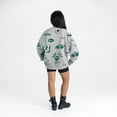 thumbnail image 4 of Women's Gameday Couture Heather Gray New York Jets Always On Repeat Fleece Sweatshirt, 4 of 4